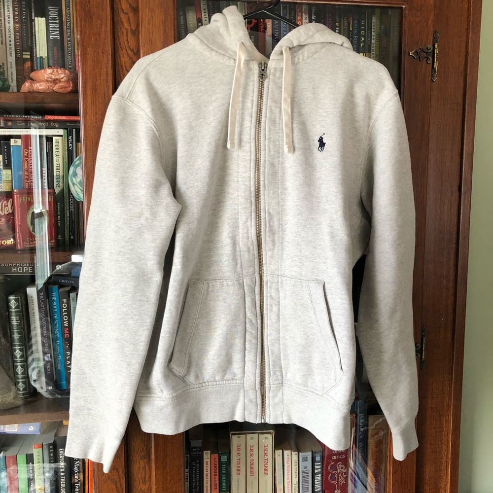 Men’s Polo Ralph Lauren Zip-Up Hooded Sweatshirt L